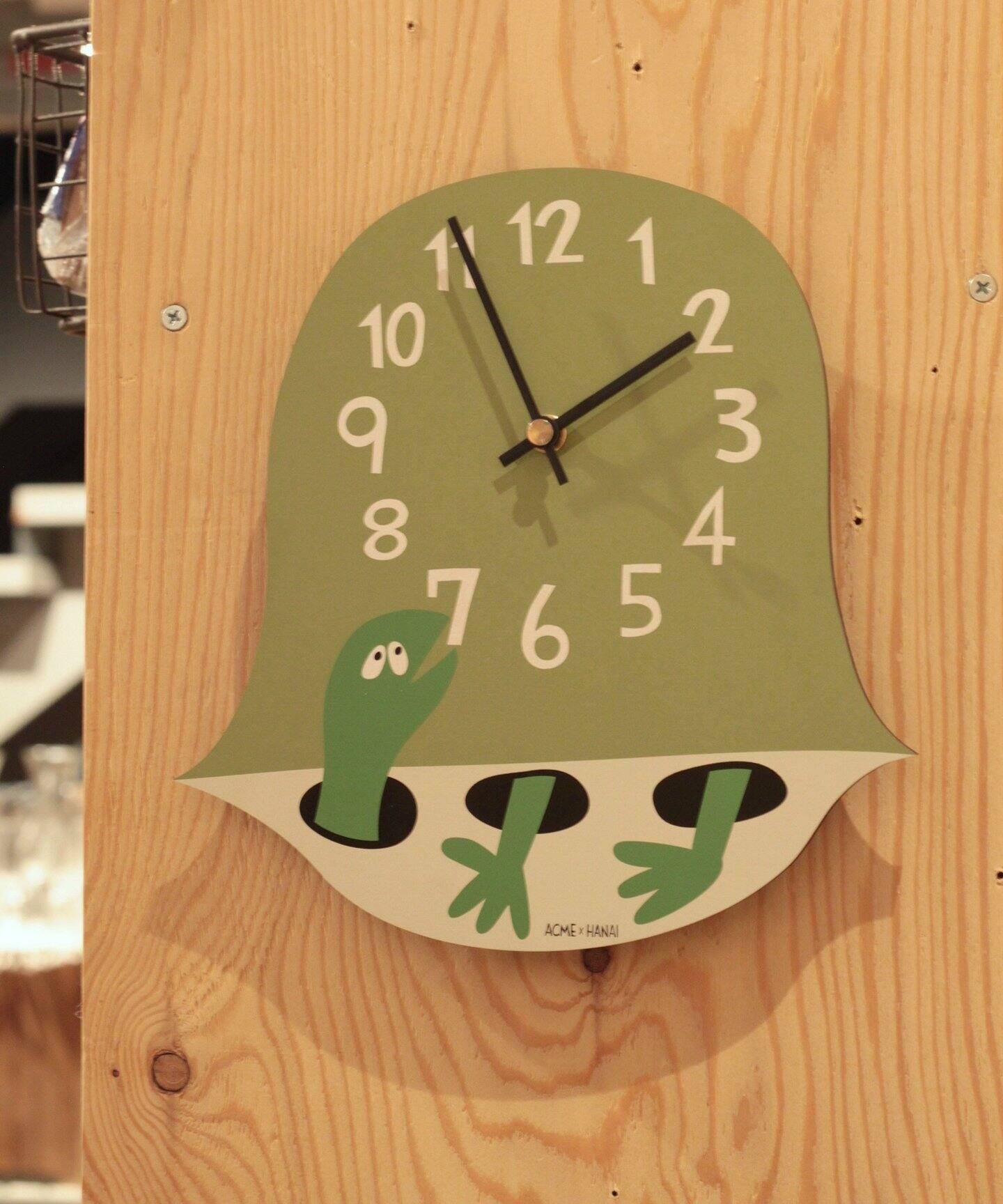 ☆YUSUKE HANAI×ACME CLOCK 《TURTLE》 花井祐介 掛け時計（家電 
