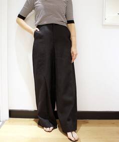 リネンツイルワイドパンツ