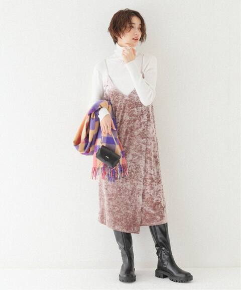 クラッシュベロアワンピース B C Stock ベーセーストック 公式のファッション通販 Baycrew S Store