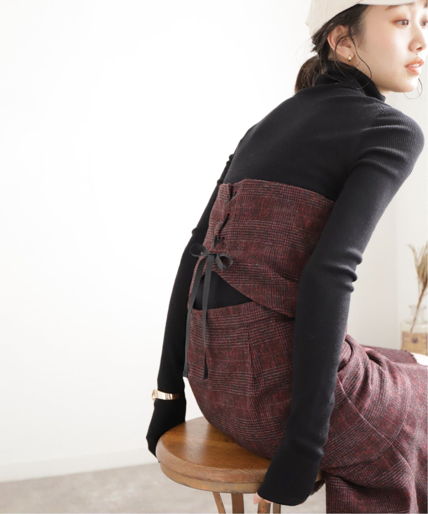 【フォロー割引適用】GIVENCHY ヴィンテージ ワンピース グレンチェック GIVENCHY ヴィンテージ ワンピース グレンチェック 高級感
