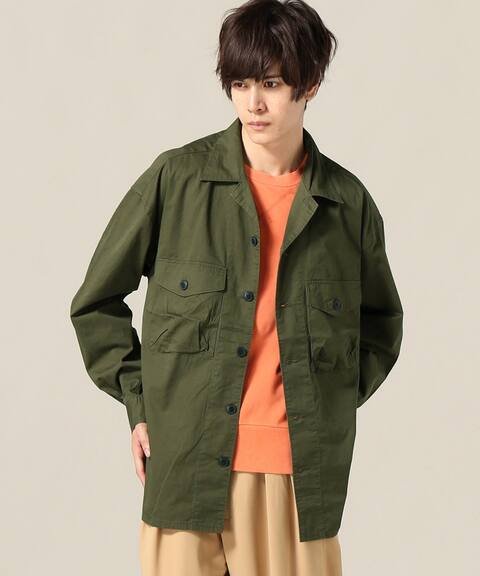 ミリタリーシャツロングスリーブ B C Stock ベーセーストック 公式のファッション通販 Baycrew S Store ミリタリーシャツロングスリーブ B C Stock ベーセーストック 公式のファッション通販 Baycrew S Store