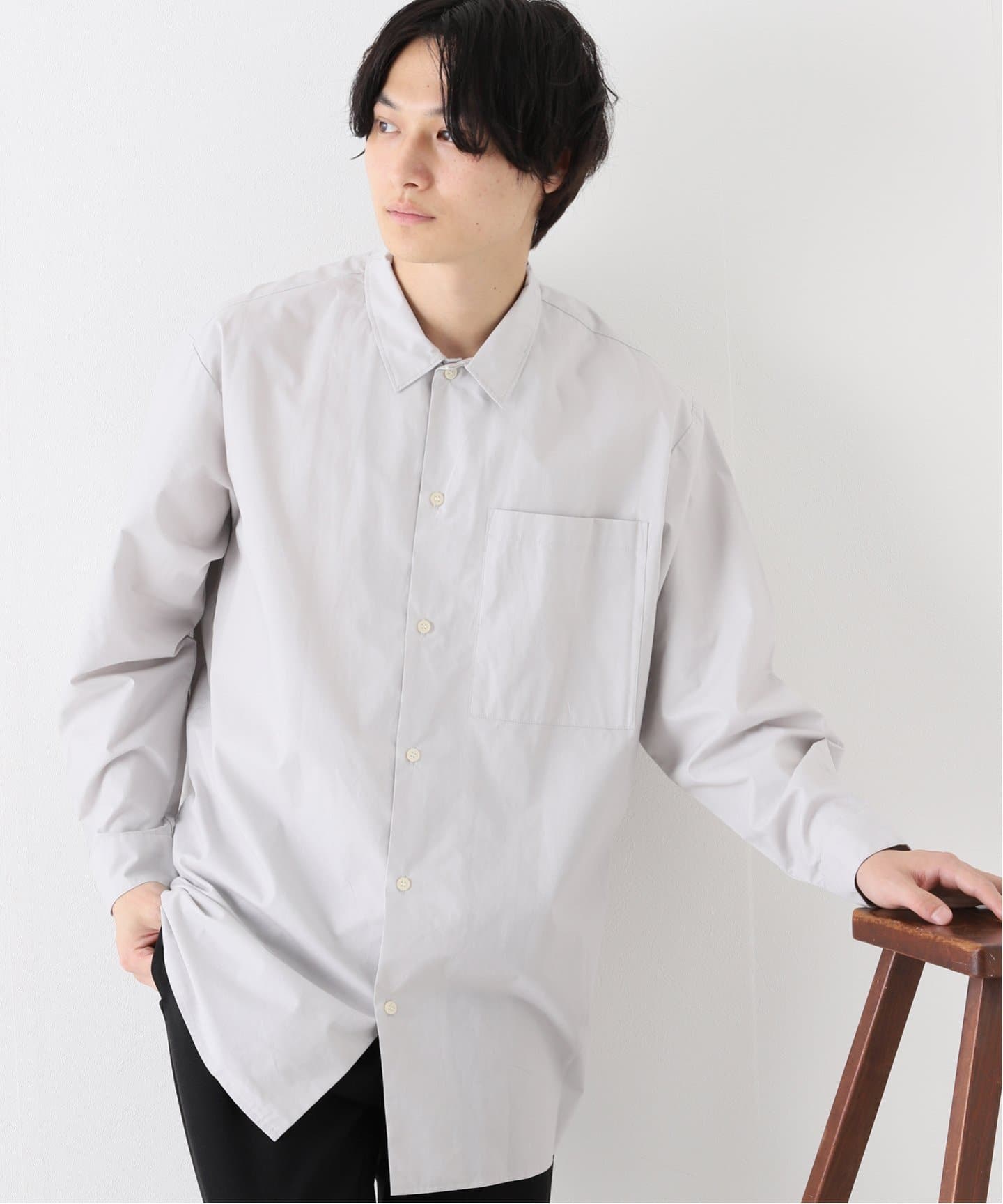 タイプライターロングシャツ（シャツ／ブラウス）｜JOINT WORKS