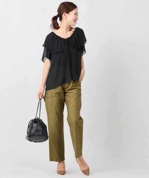 フリルシフォンブラウス Iena イエナ 公式のファッション通販 Baycrew S Store