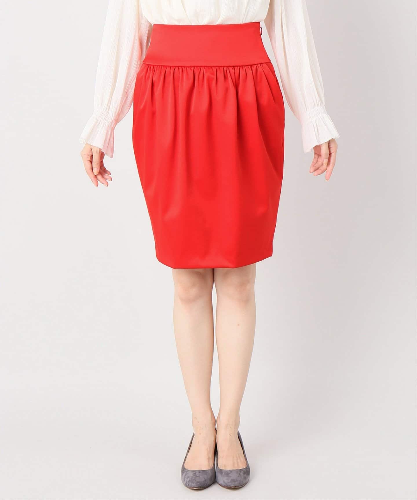 ダブルサテンギャザースカート◇（ミニスカート）｜Spick and Span