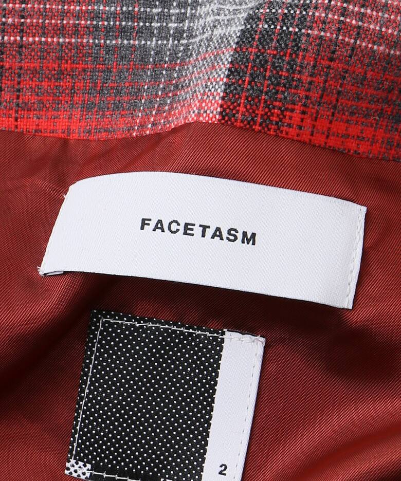 FACETASM/ファセッタズム】チェックxレーススカート（ひざ丈スカート 