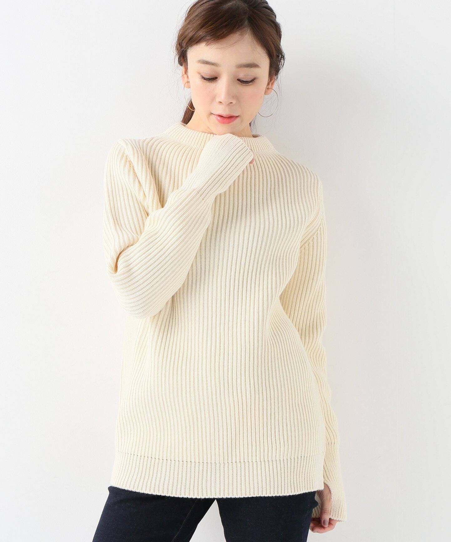 ANDERSEN-ANDERSEN/アンデルセン-アンデルセン】THE NAVY クルーネック 