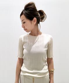 L'Appartement DEUXIEME CLASSE 
  ◇*TOTEME ショートスリーブ Rib knit top
  ¥19,440税込 