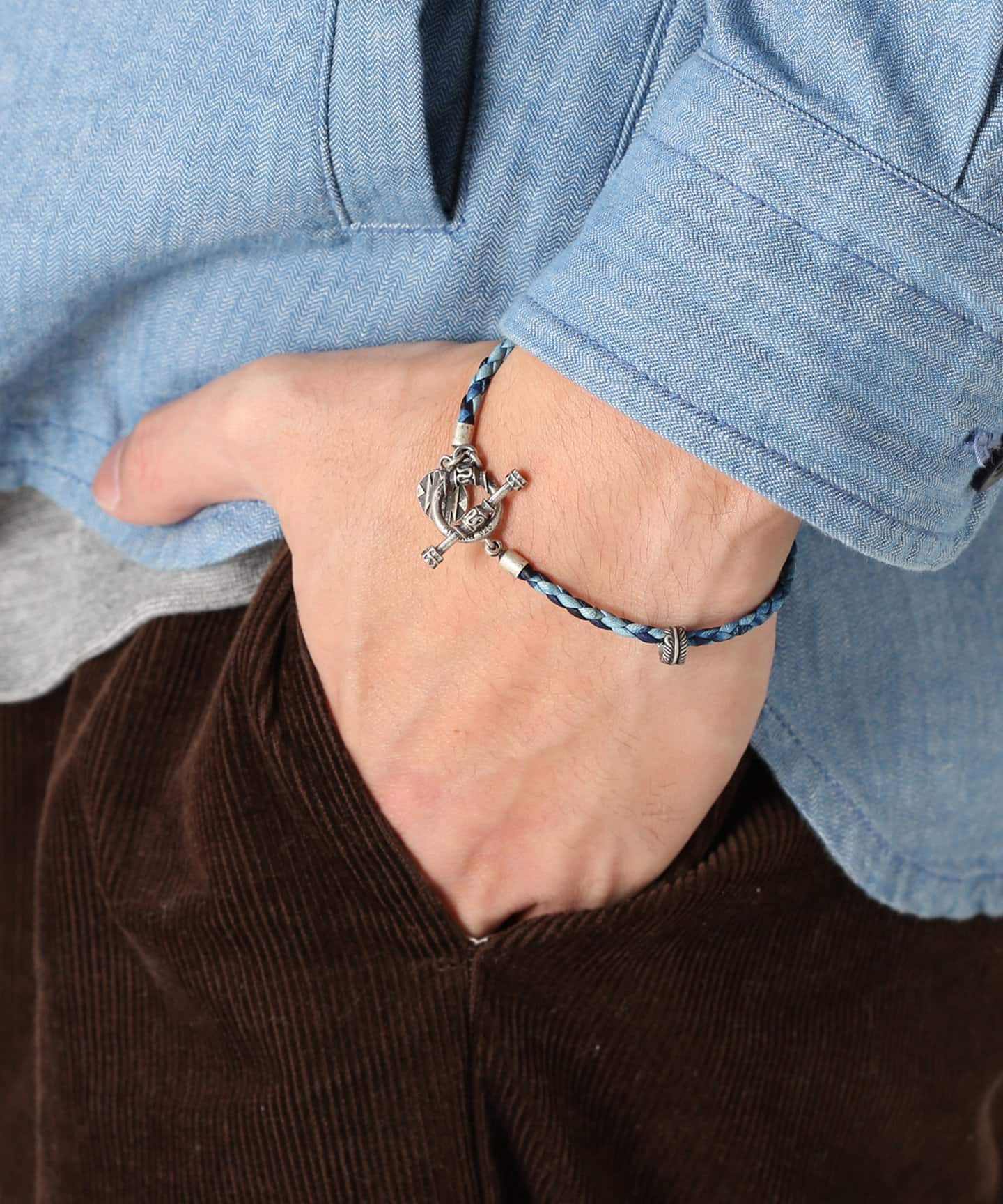 RUXULIA SUKUMO ルクスリア×スクモレザー JS別注 ブレスレット RUXULIA SUKUMO/ルクスリア×スクモレザー JS別注： Bracelet SV
