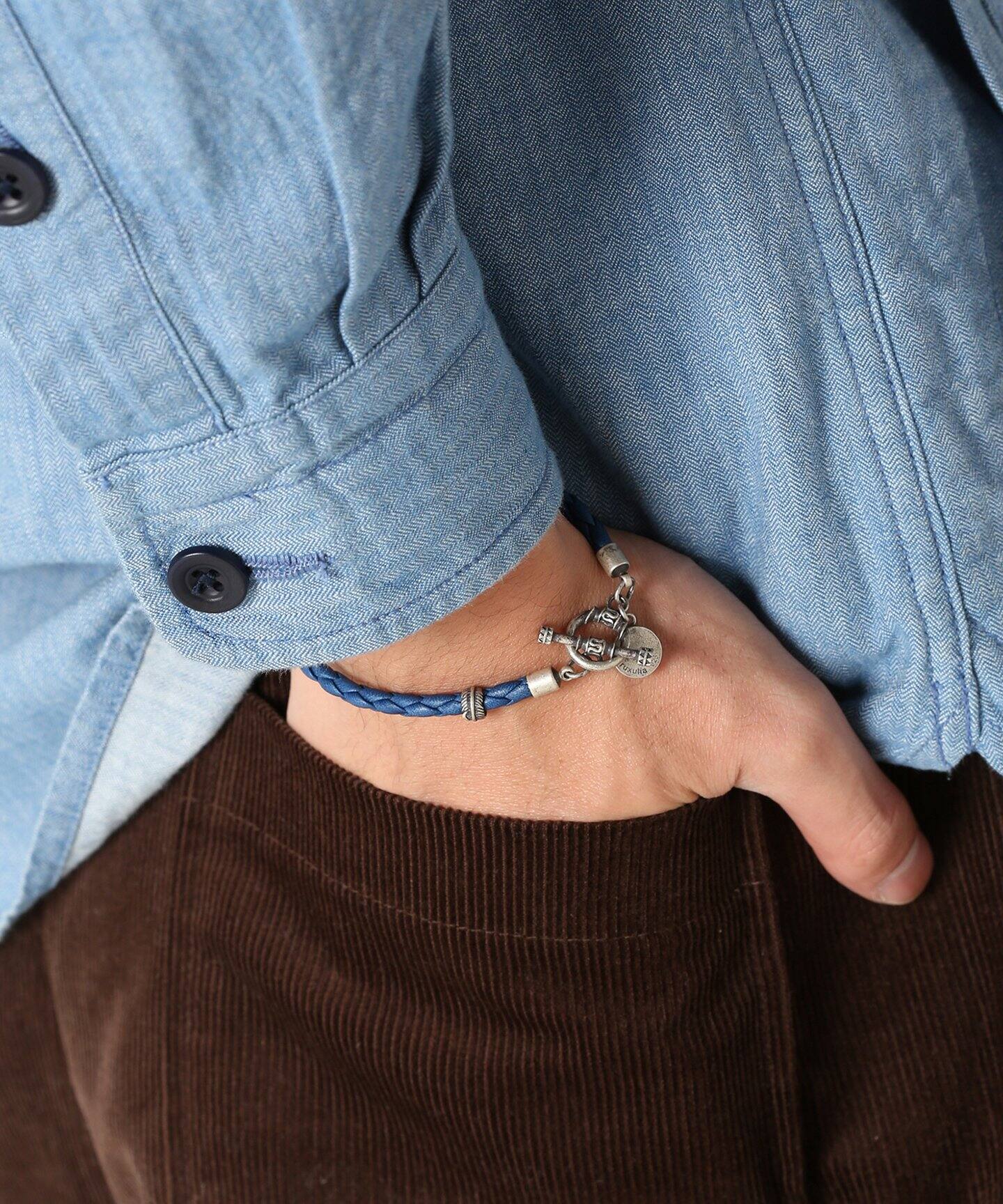 RUXULIA SUKUMO/ルクスリア×スクモレザー JS別注： Bracelet SV M 