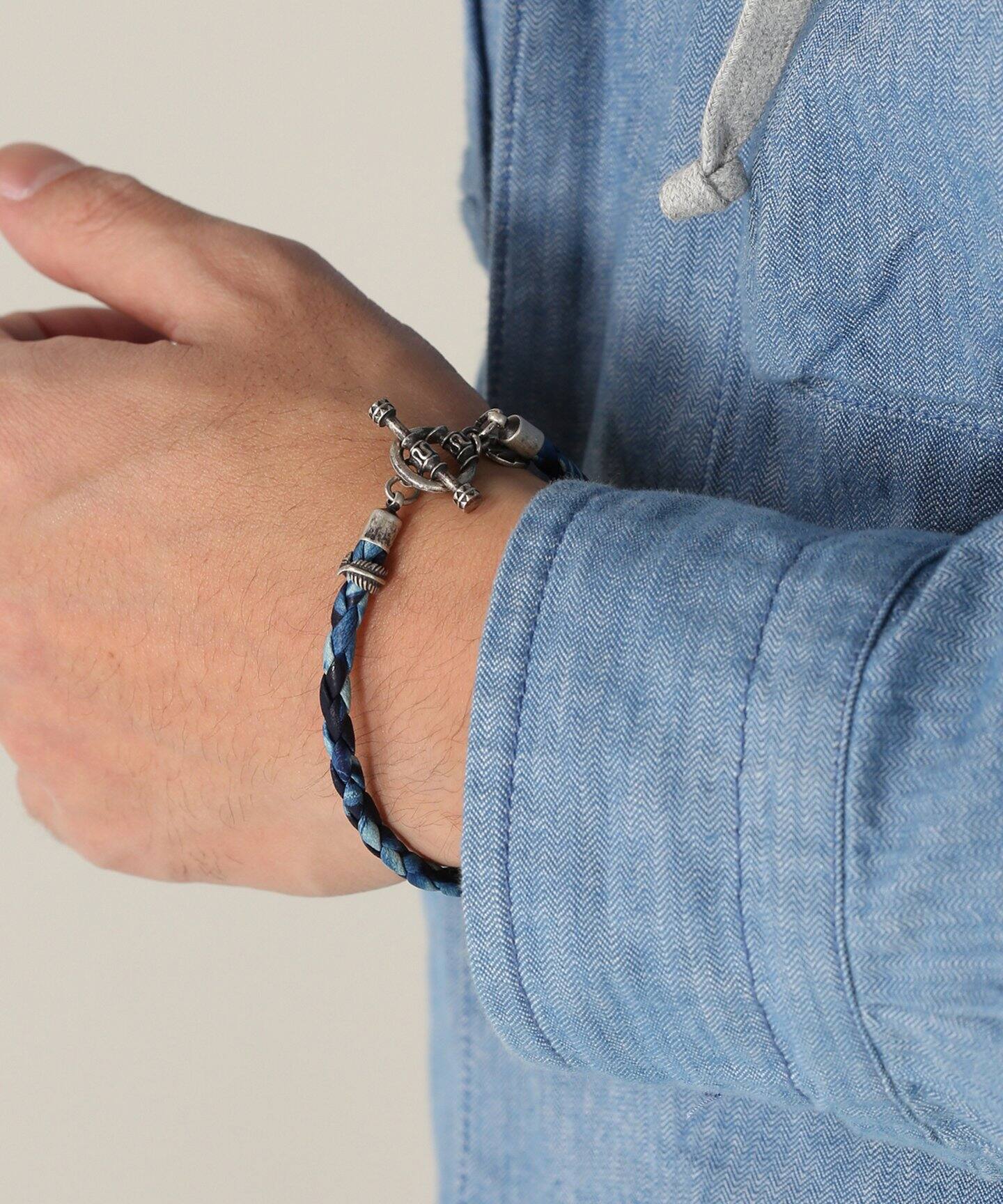 RUXULIA SUKUMO/ルクスリア×スクモレザー JS別注： Bracelet SV M 