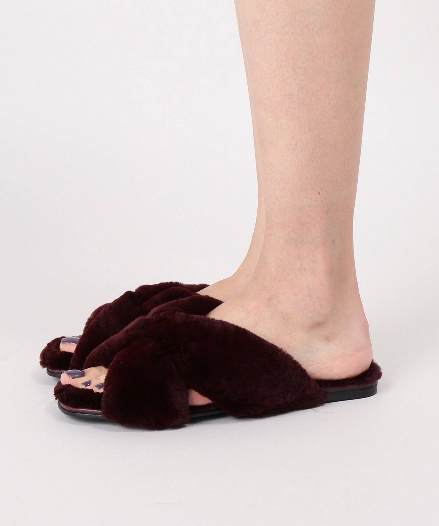 ALUMNAE（アラムナエ）】 FUR SANDAL◇（サンダル）｜Deuxieme Classe  