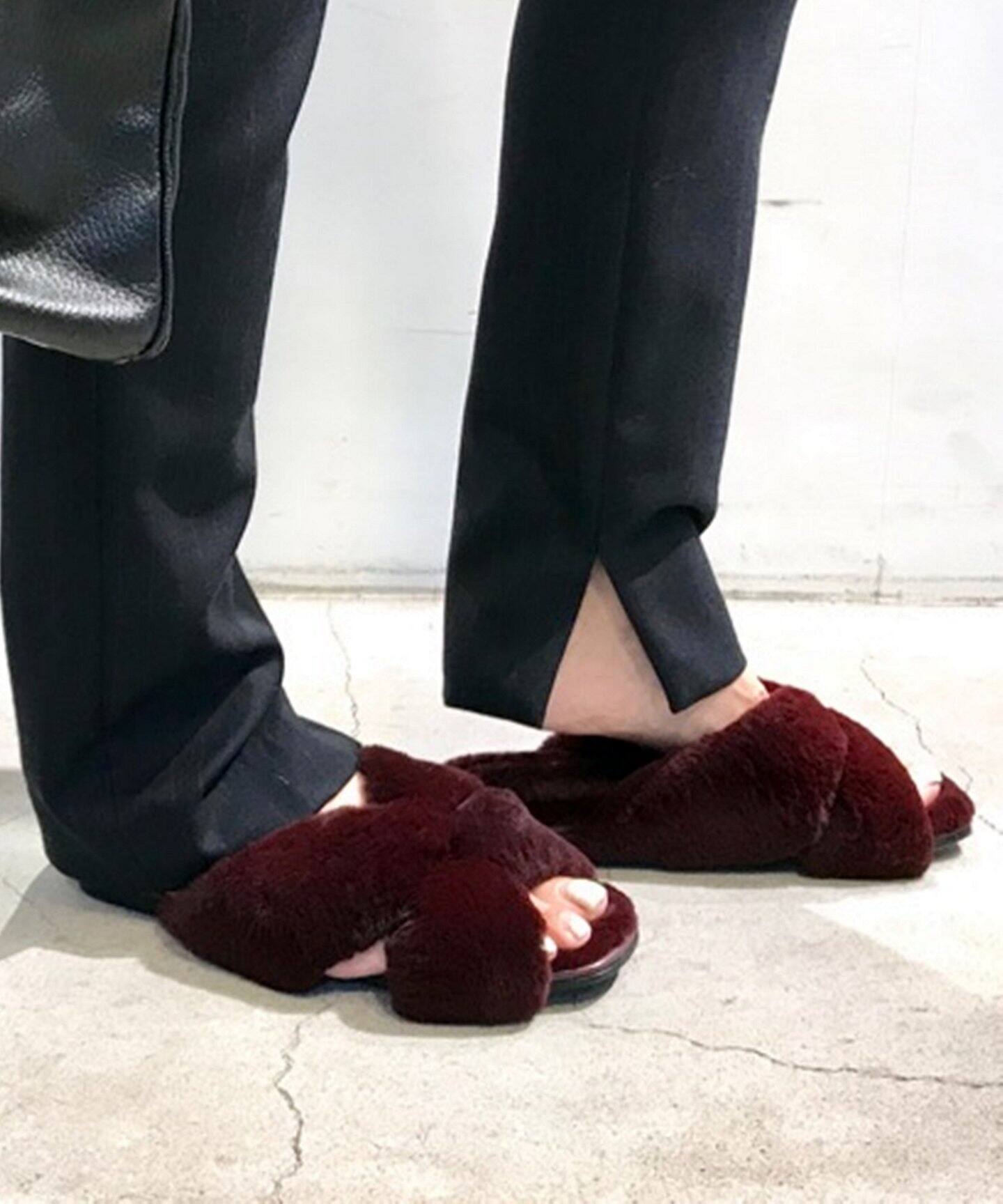 ALUMNAE（アラムナエ）】 FUR SANDAL◇（サンダル）｜Deuxieme Classe  