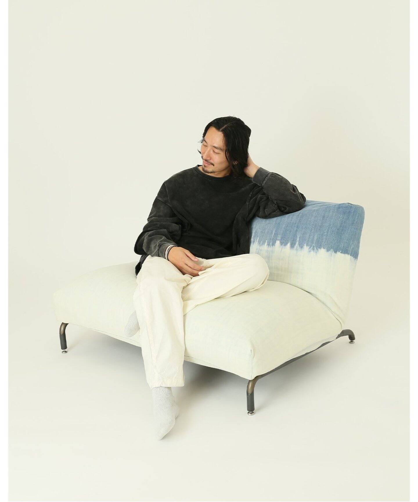 RODEZ SOFA 2P BASIC denim(bleach) COVER ※カバーのみ（ソファ 