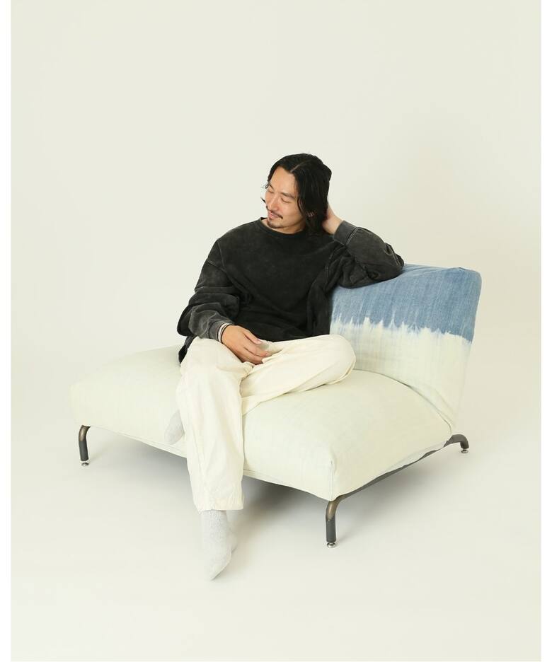 RODEZ SOFA 2P BASIC denim(bleach) COVER ※カバーのみ（ソファ 