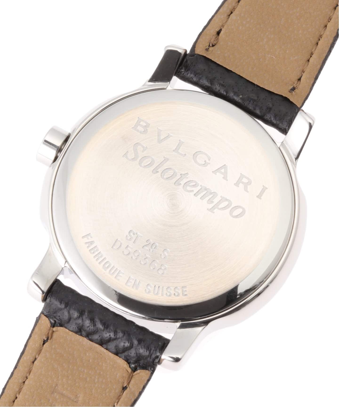 BVLGARIソロテンポブラック ブルガリ / BVLGARI オクト ソロテンポ BGO38S ブラック メンズ