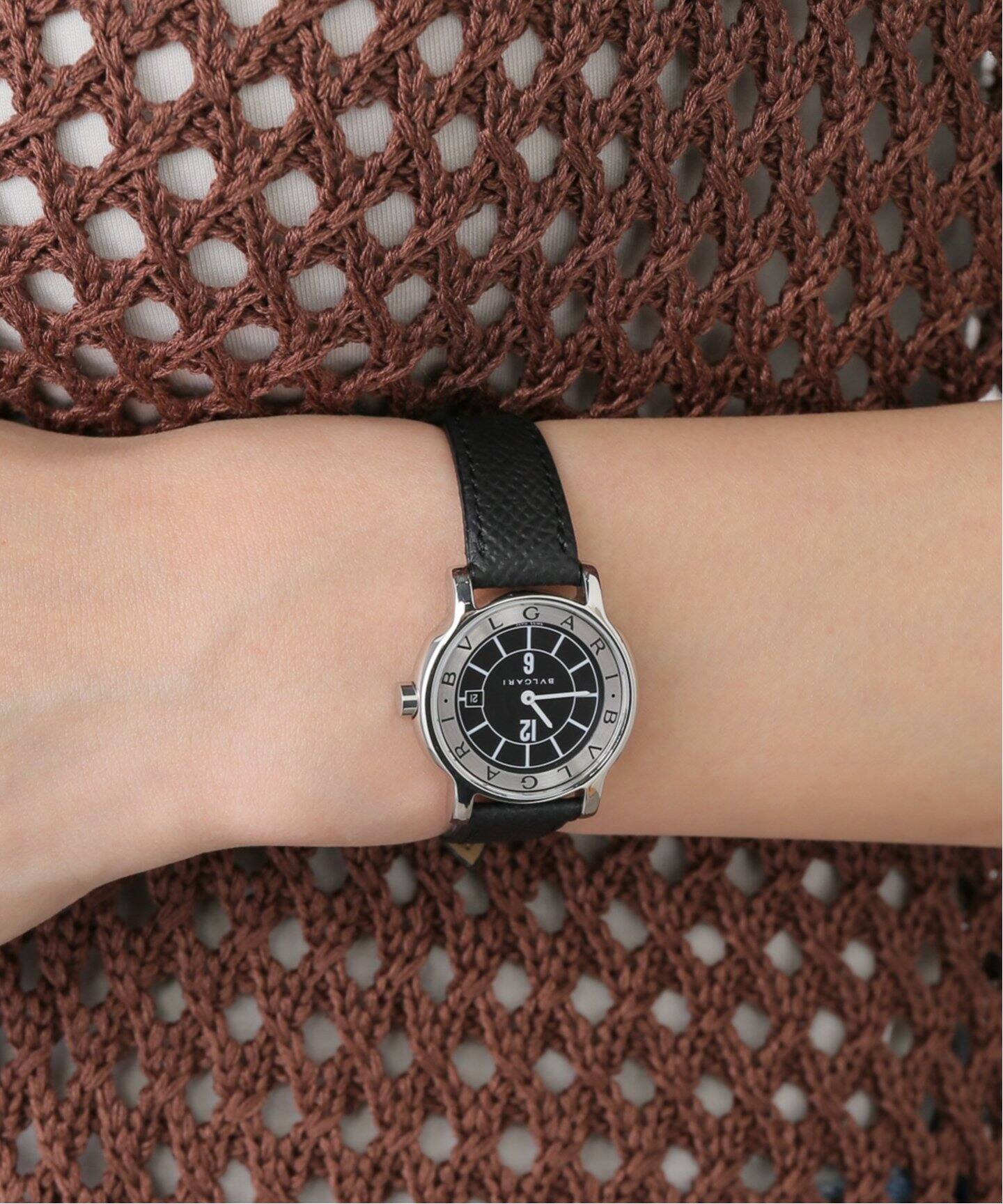 BVLGARI Solotempo ブラック腕時計 BVLGARI Solotempo Black（ヴィンテージ）｜HIROB（ヒロブ）の