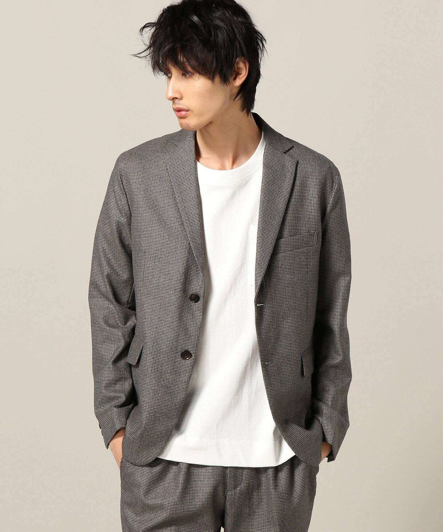 専用　BとC フラノガンクラブテーラード2ボタンジャケット[品番：BYCW0002593