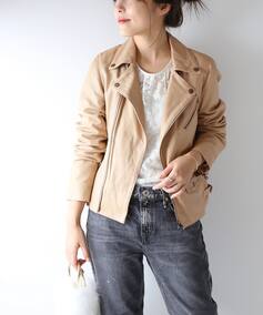 Spick and Span
シープレザーWライダース◆
¥46,440税込¥23,220税込50%OFF