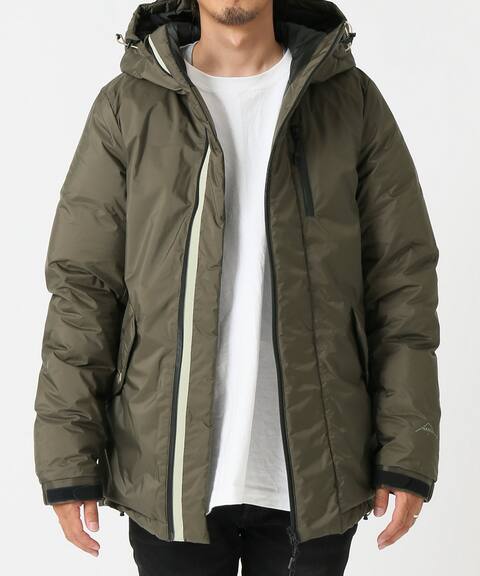 Shiga Down Nanga Relume 別注aurora Tex ミリタリーダウンコート