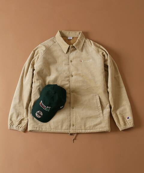 champion js チャンピオン別注 コーデュロイコーチjk journal