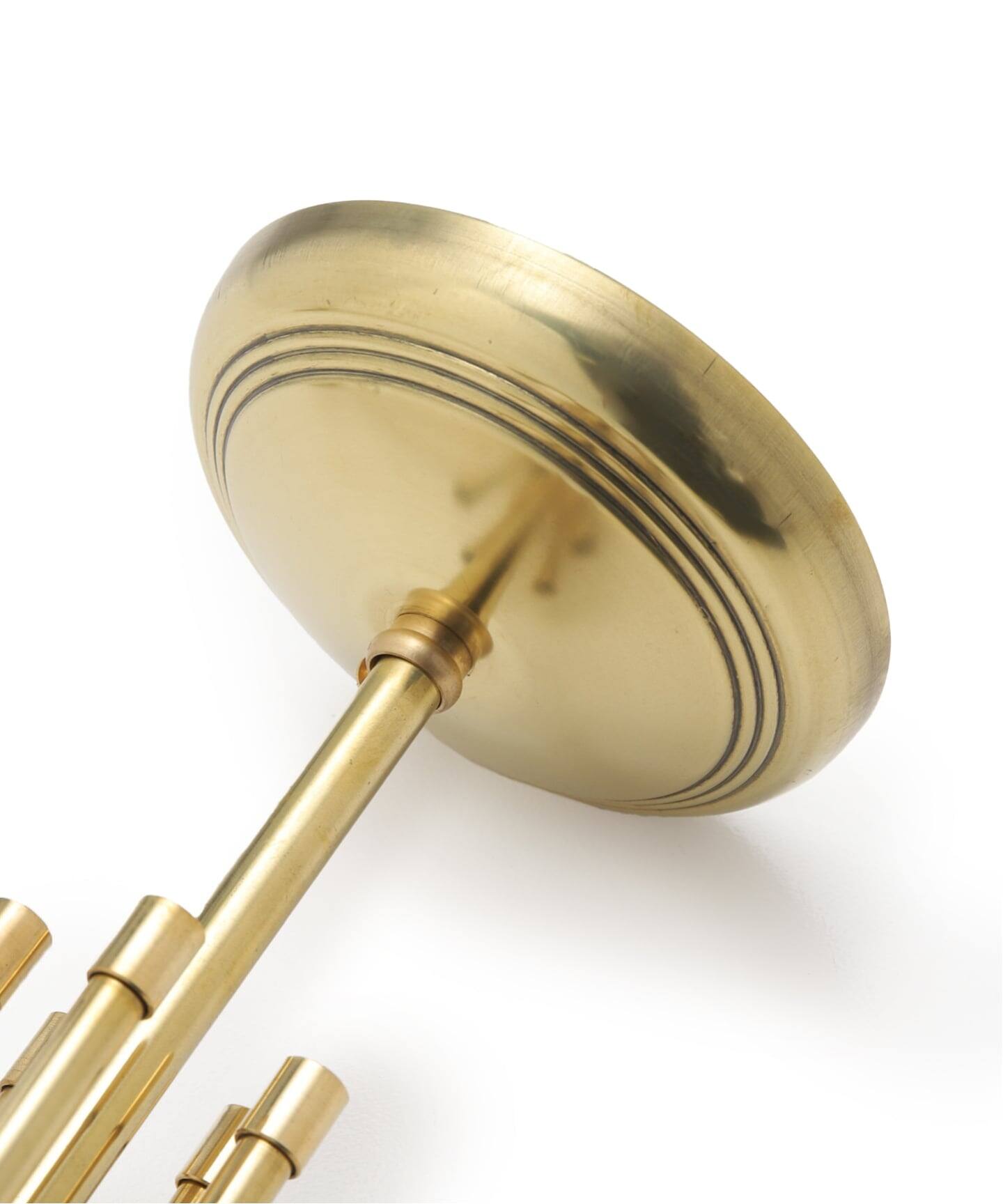 SOLID BRASS LAMP MEDIUM LONG 5ARM BRASS ソリッドブラスランプ（照明