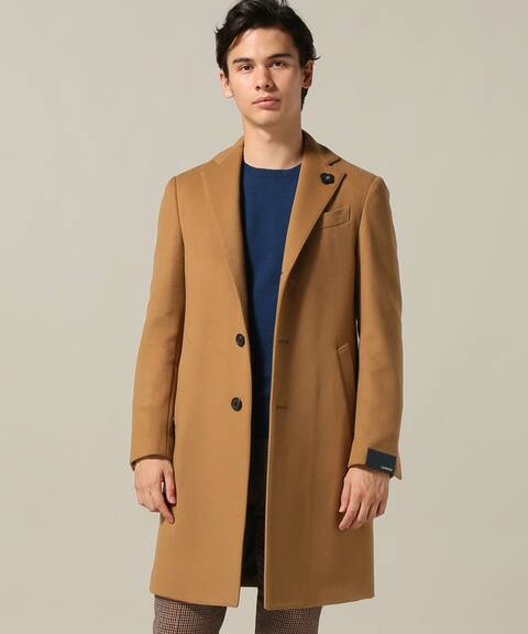 ブラウンのアウターのかっこいいメンズコーデ インナーとの合わせ方