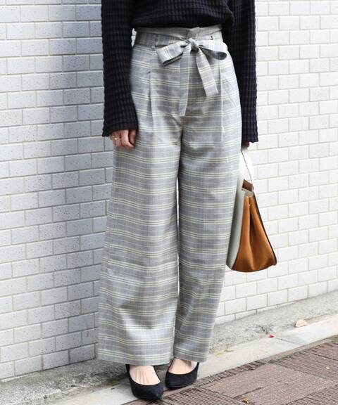 T Rチェックリボンワイドパンツ Journal Standard Relume ジャーナルスタンダード レリューム 公式のファッション通販 Baycrew S Store T Rチェックリボンワイドパンツ Journal Standard Relume ジャーナルスタンダード レリューム 公式のファッション通販 Baycrew S Store
