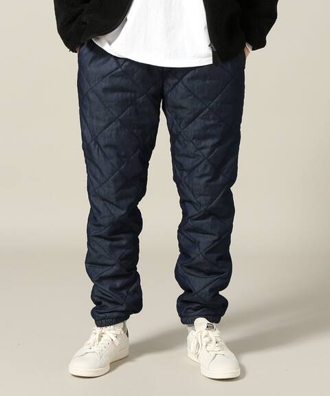 デニムキルティングクロップドパンツ B C Stock ベーセーストック 公式のファッション通販 Baycrew S Store