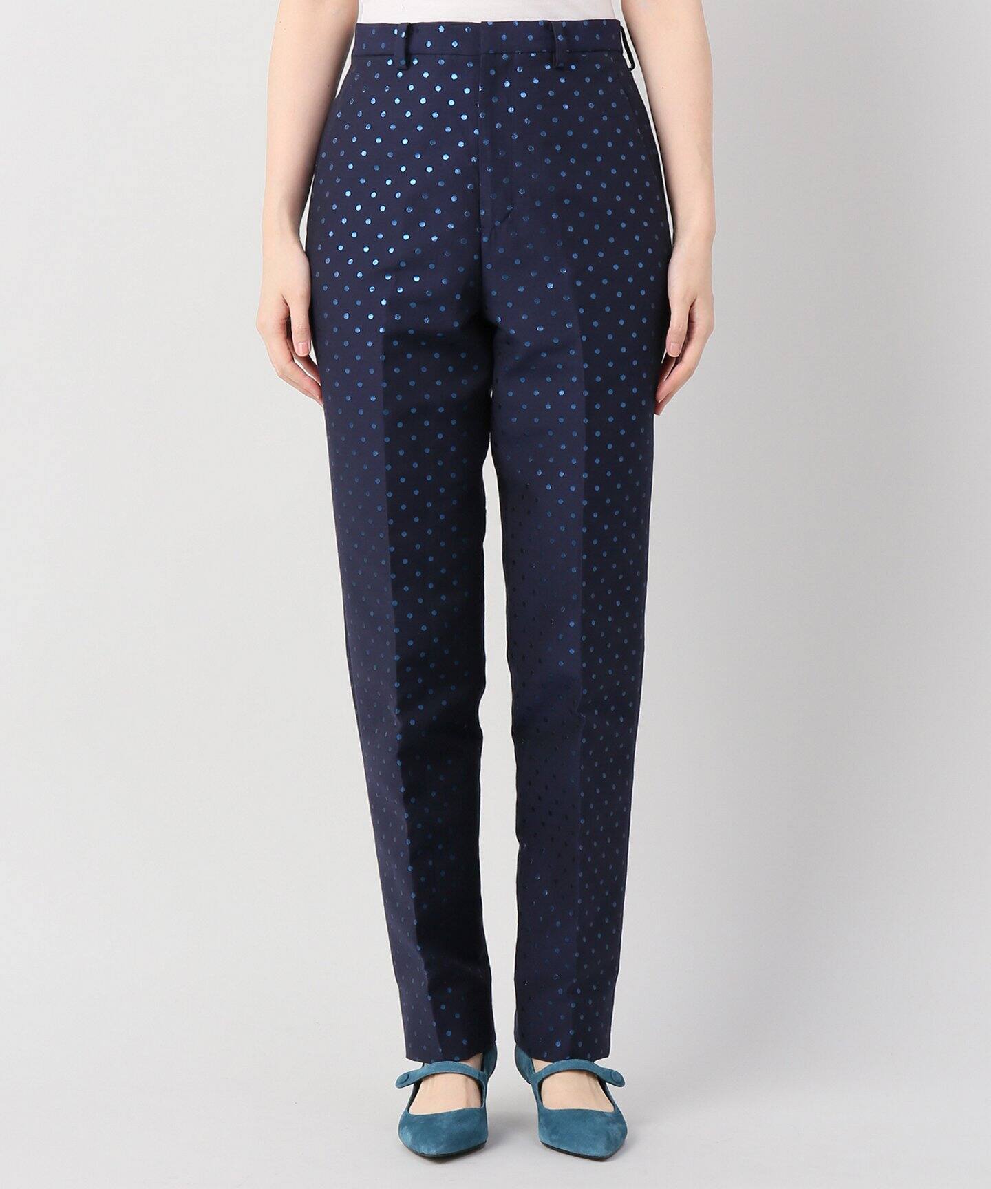 IENA LA BOUCLE DUTEL ドット スラックスパンツ◇（その他パンツ  