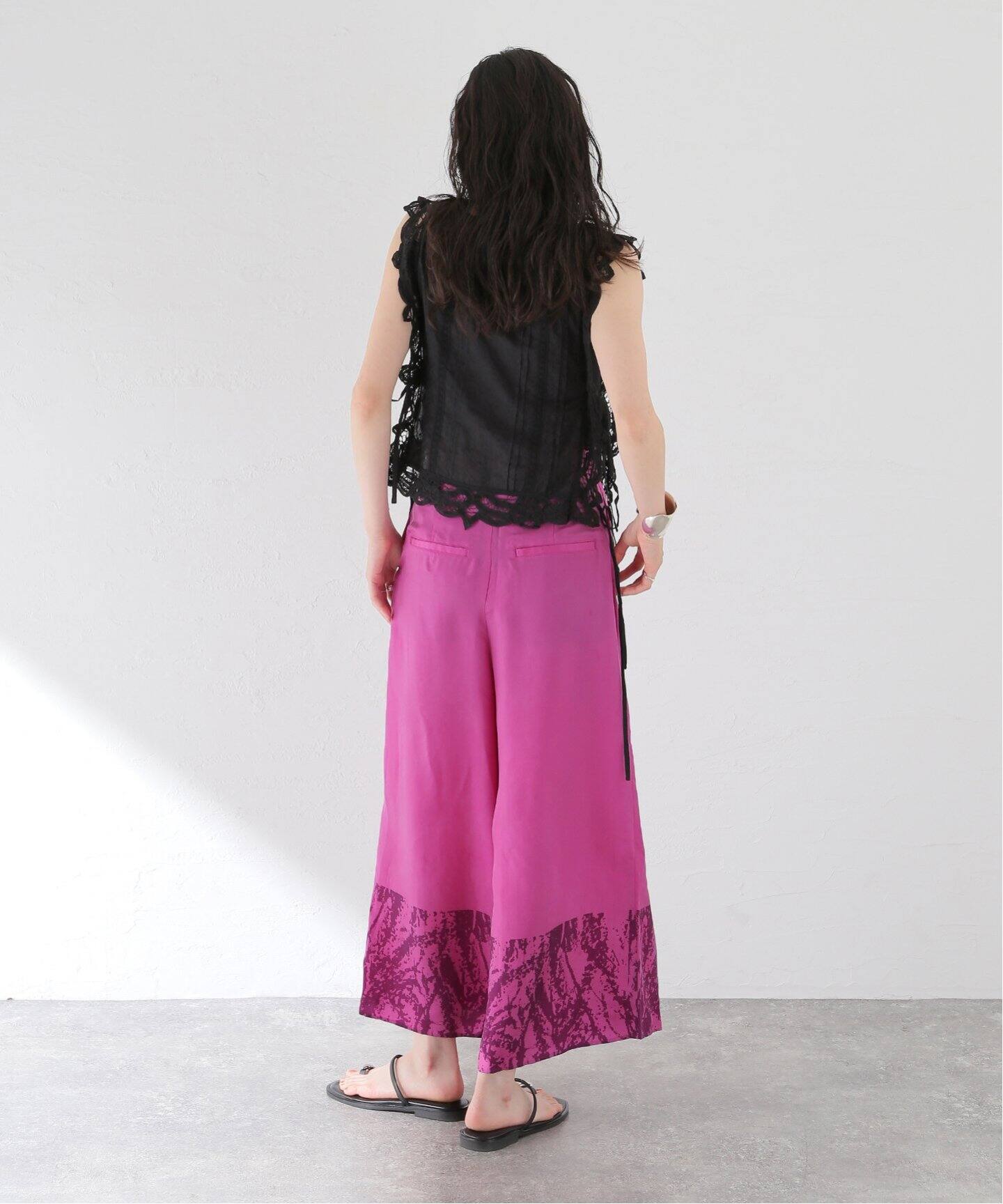 【新品タグ付】Plage◆R’IAM エプロンパンツ◆プラージュ セール】R'IAM エプロンパンツ（スラックス）｜Plage