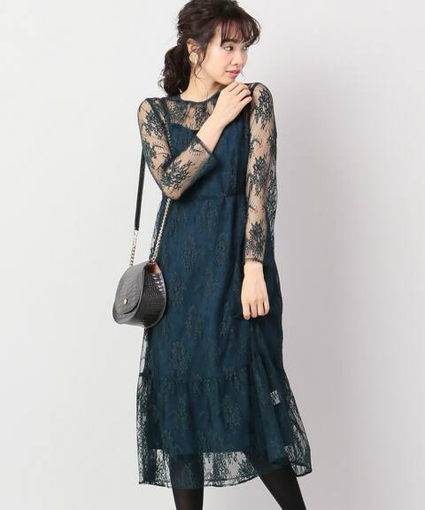 Kaene 総レースワンピース La Totalite ラ トータリテ 公式のファッション通販 Baycrew S Store Kaene 総レースワンピース La Totalite ラ トータリテ 公式のファッション通販 Baycrew S Store