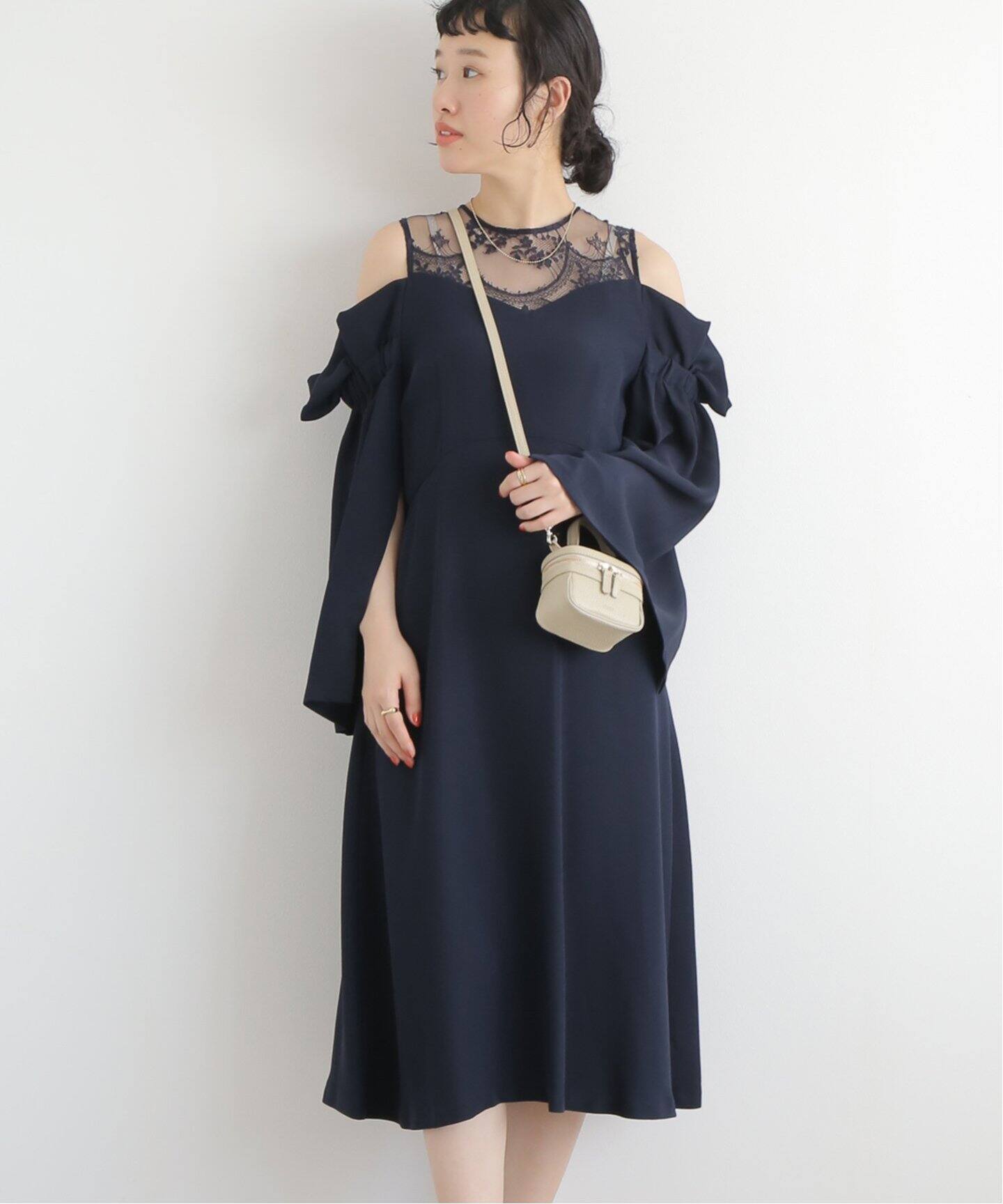 STAIR】別注オープンショルダーワンピース（ワンピース）｜NOBLE  