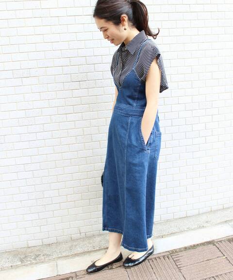 追加2 レースアップデニムワンピース Iena イエナ 公式のファッション通販 Baycrew S Store