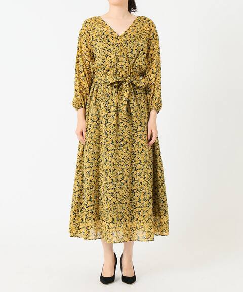 花柄カシュクールワンピース Slobe Iena スローブ イエナ 公式のファッション通販 Baycrew S Store