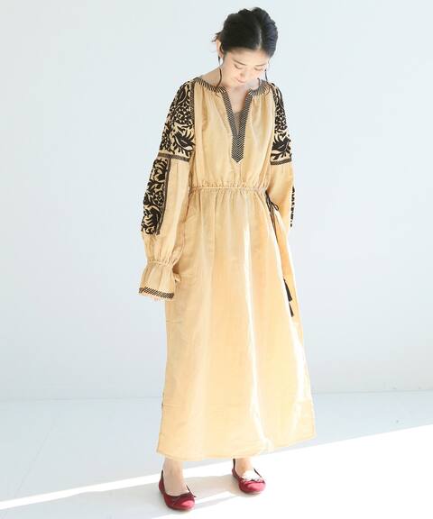 Sara Mallika 刺繍ロングワンピース Slobe Iena スローブ イエナ 公式のファッション通販 Baycrew S Store