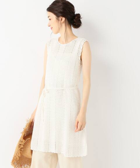 Deby Debo カギ編みワンピース Slobe Iena スローブ イエナ 公式の