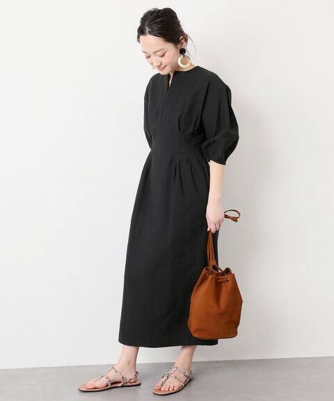 Newウエストシェイプパフスリーブワンピース Vermeil Par Iena ヴェルメイユ パー イエナ 公式のファッション通販 Baycrew S Store