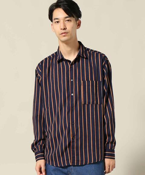 レトロストライプシャツ B C Stock ベーセーストック 公式のファッション通販 Baycrew S Store