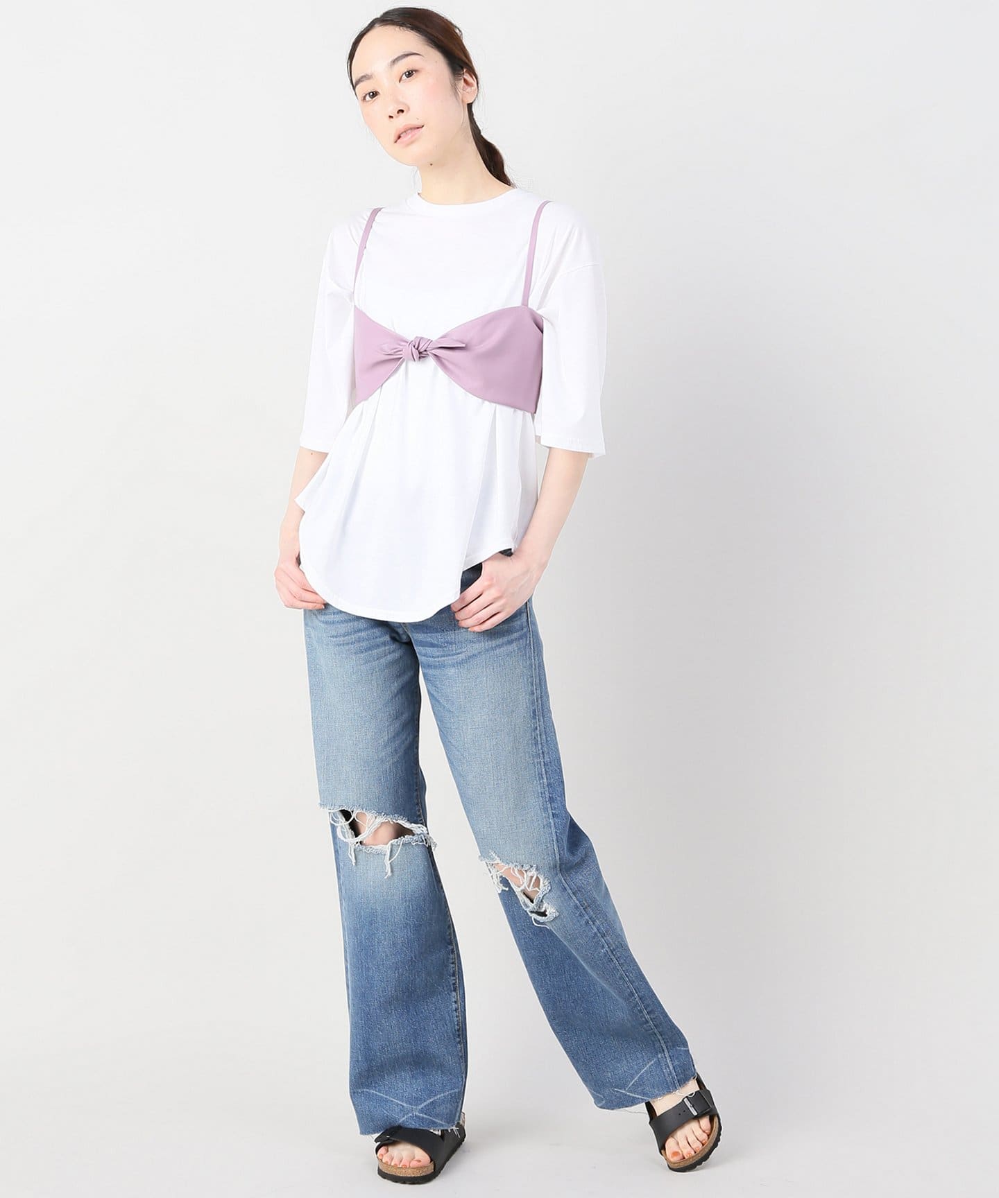 NANUSHKA】VEGAN LEATHER ROSE（シャツ／ブラウス）｜CITYSHOP