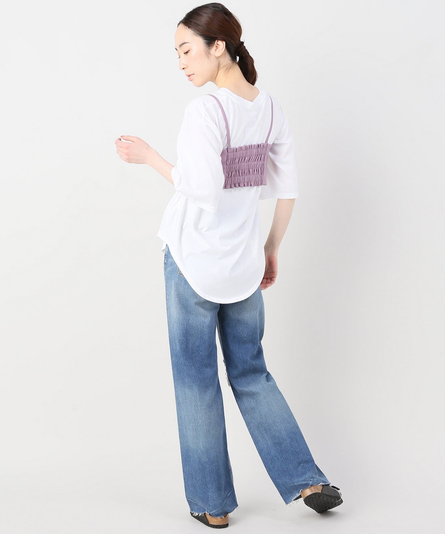 NANUSHKA ヴィーガンレザー シャツ Naum - Okobor™ Alt-Leather Shirt - Black – Nanushka