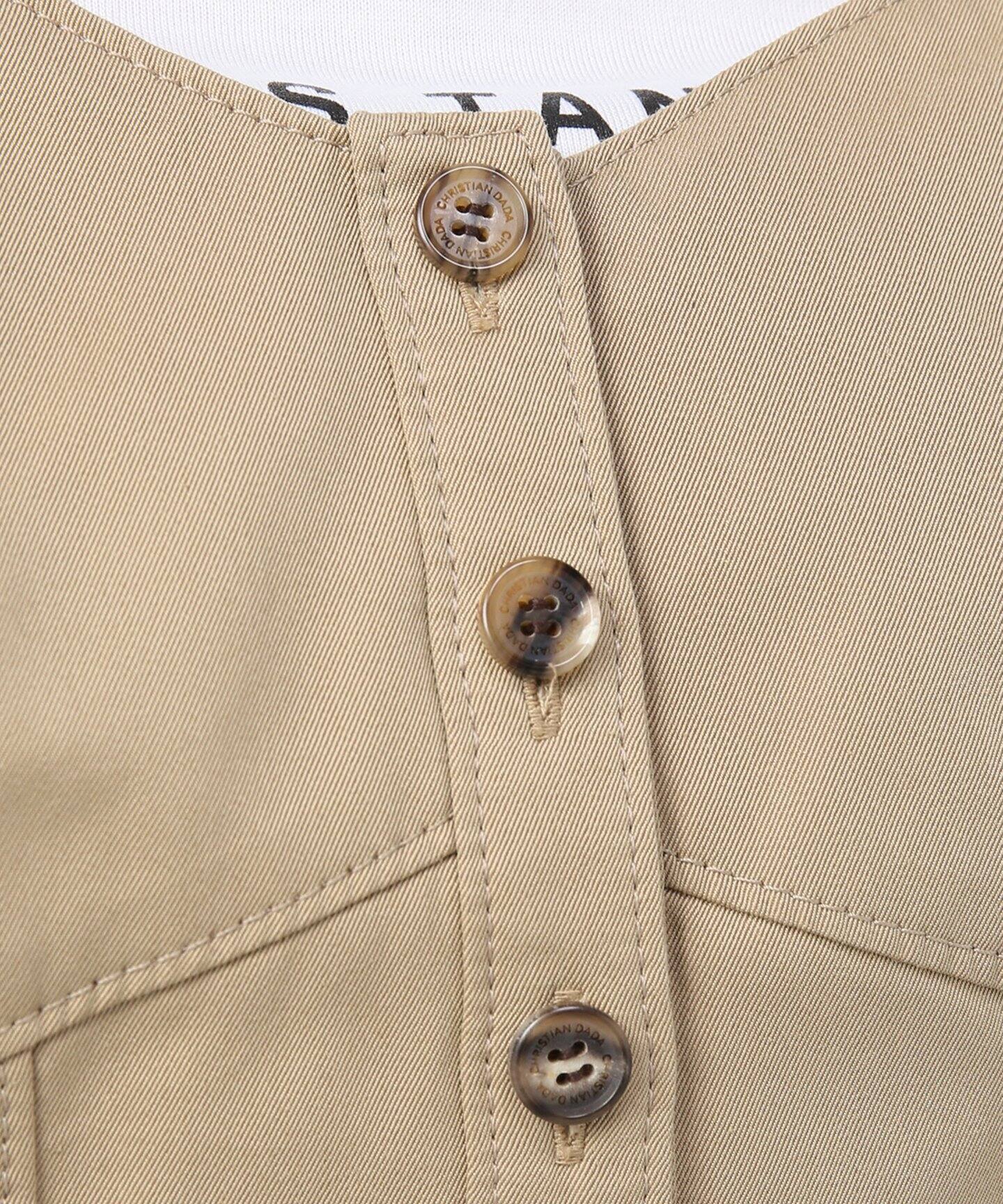 CHRISTIAN DADA / クリスチャンダダ Gabardine Knot Bustier