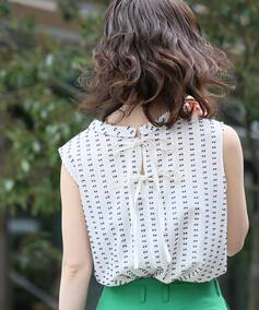 IENA
リボンドビー ノースリーブブラウス◆
¥14,040税込