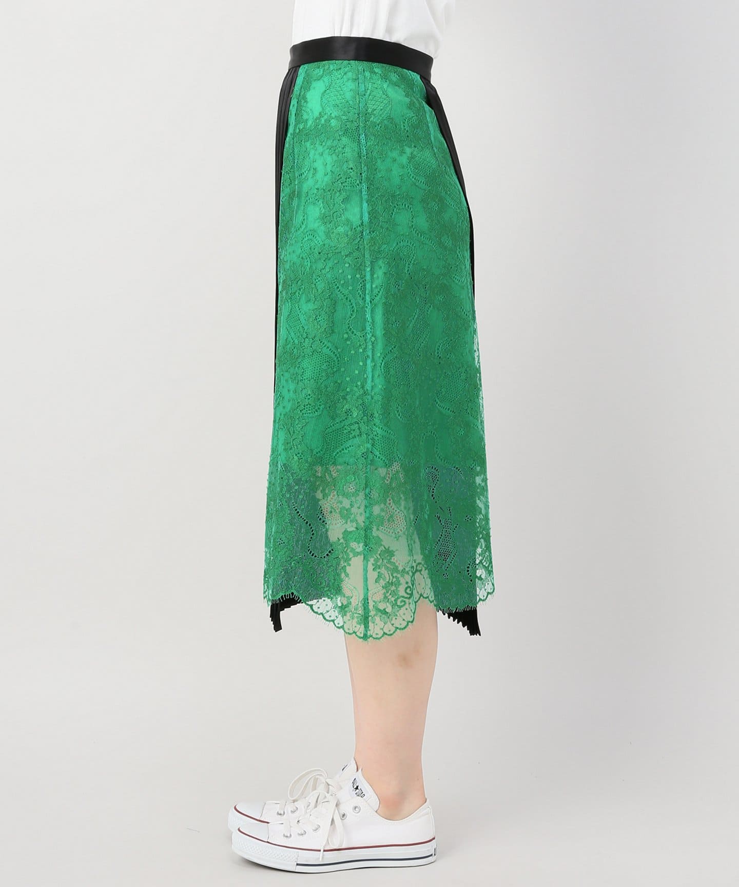 TARO HORIUCHI ハーフプリーツスカート（ひざ丈スカート