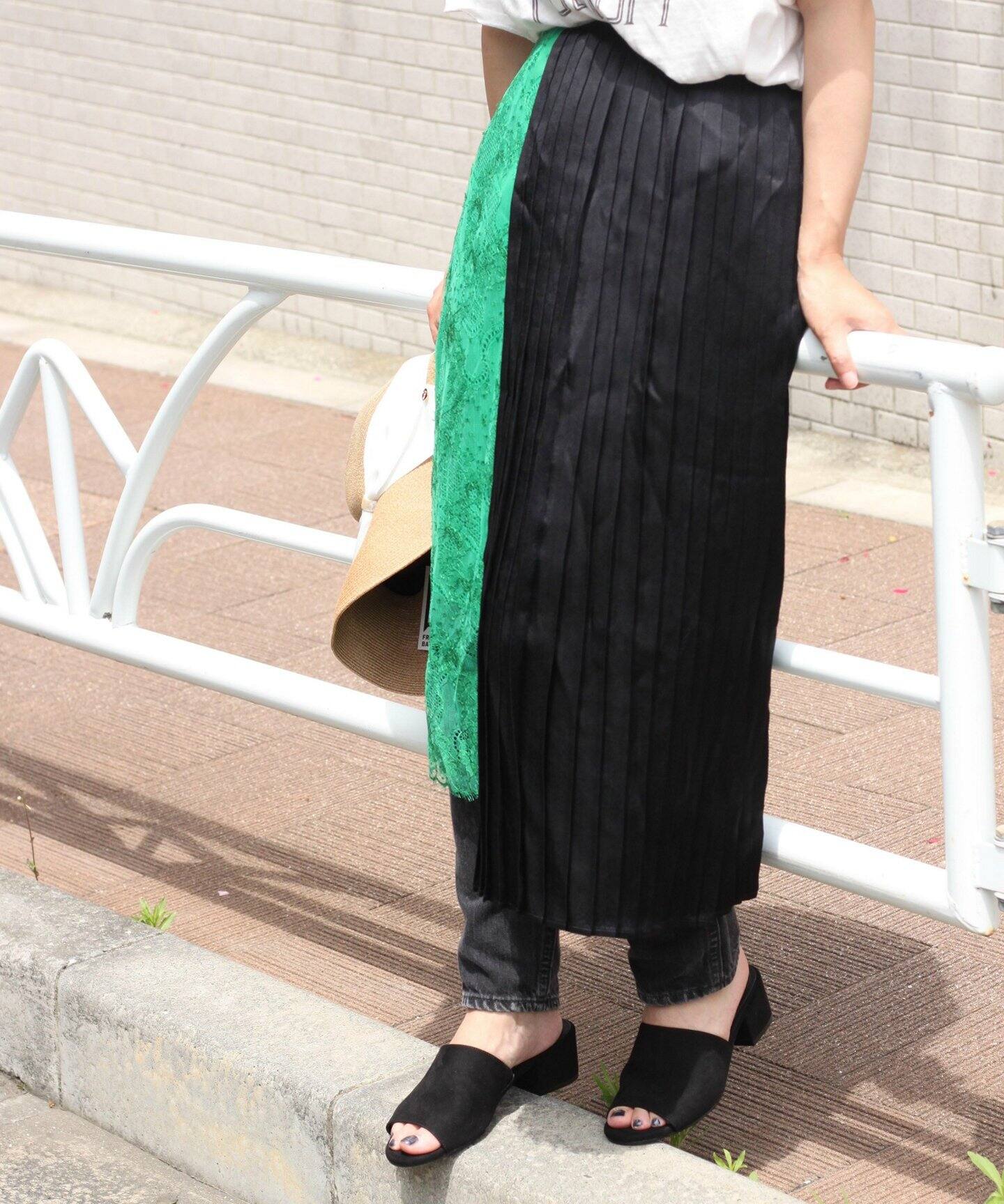 TARO HORIUCHI ハーフプリーツスカート（ひざ丈スカート）｜BOICE FROM  