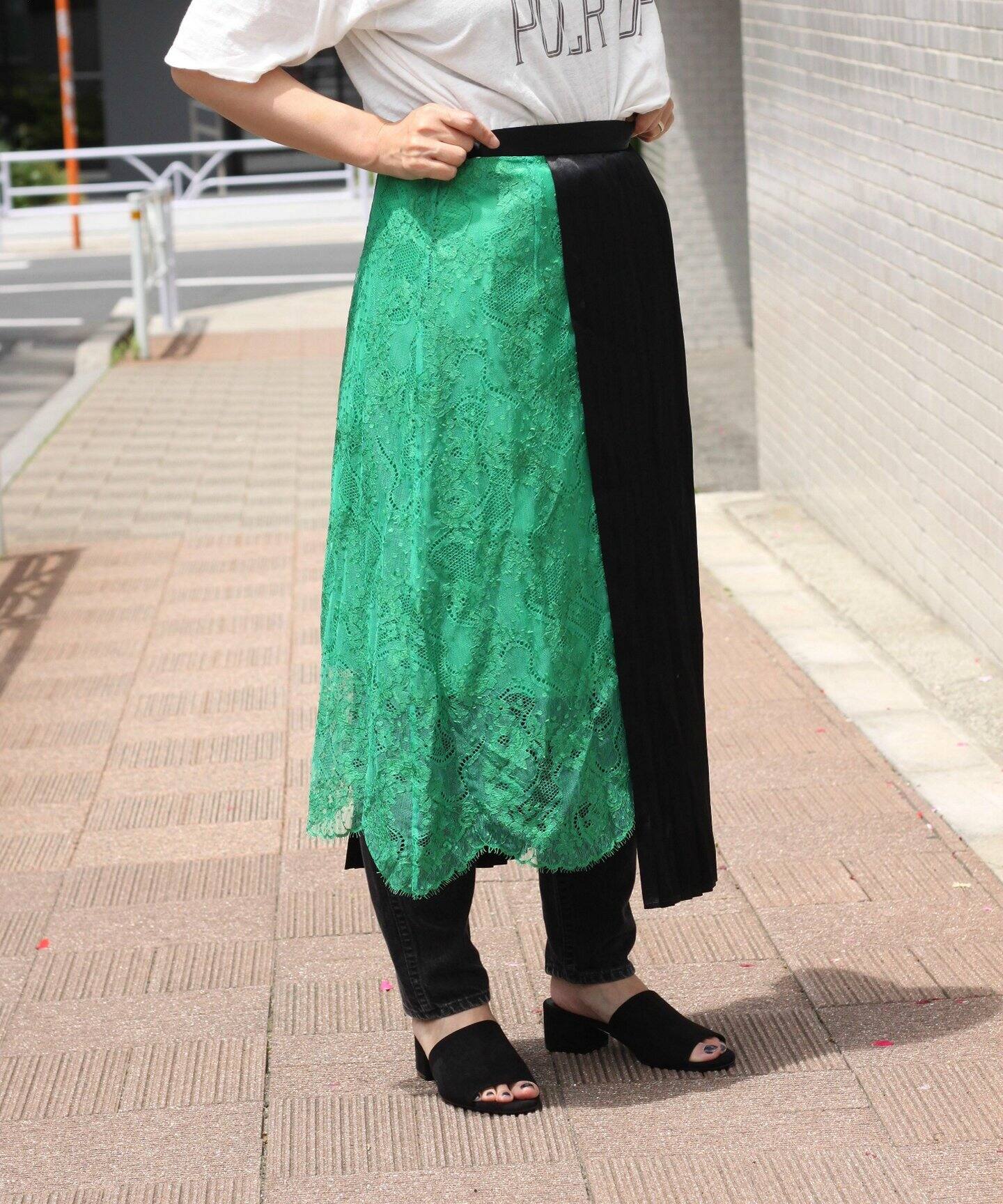 TARO HORIUCHI ハーフプリーツスカート（ひざ丈スカート）｜BOICE FROM  