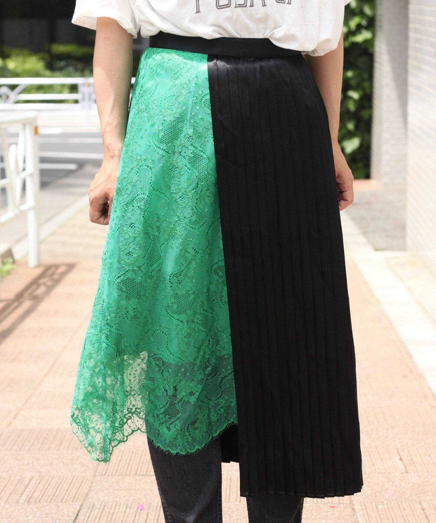 TARO HORIUCHI ハーフプリーツスカート（ひざ丈スカート）｜BOICE FROM  