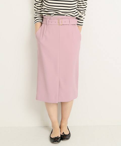 ベルト付きベンツタイトスカート La Totalite ラ トータリテ 公式のファッション通販 Baycrew S Store