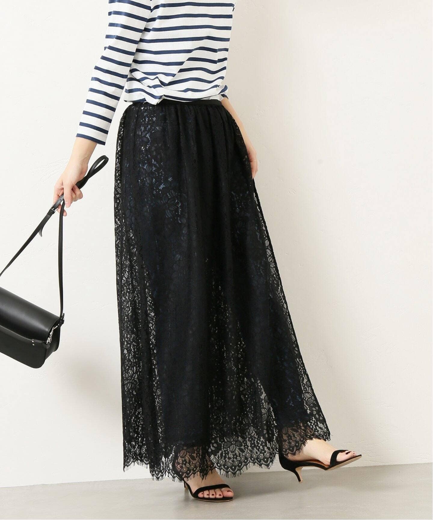 ラッセルレースレイヤーマキシスカート2◇（ロング・マキシ丈スカート