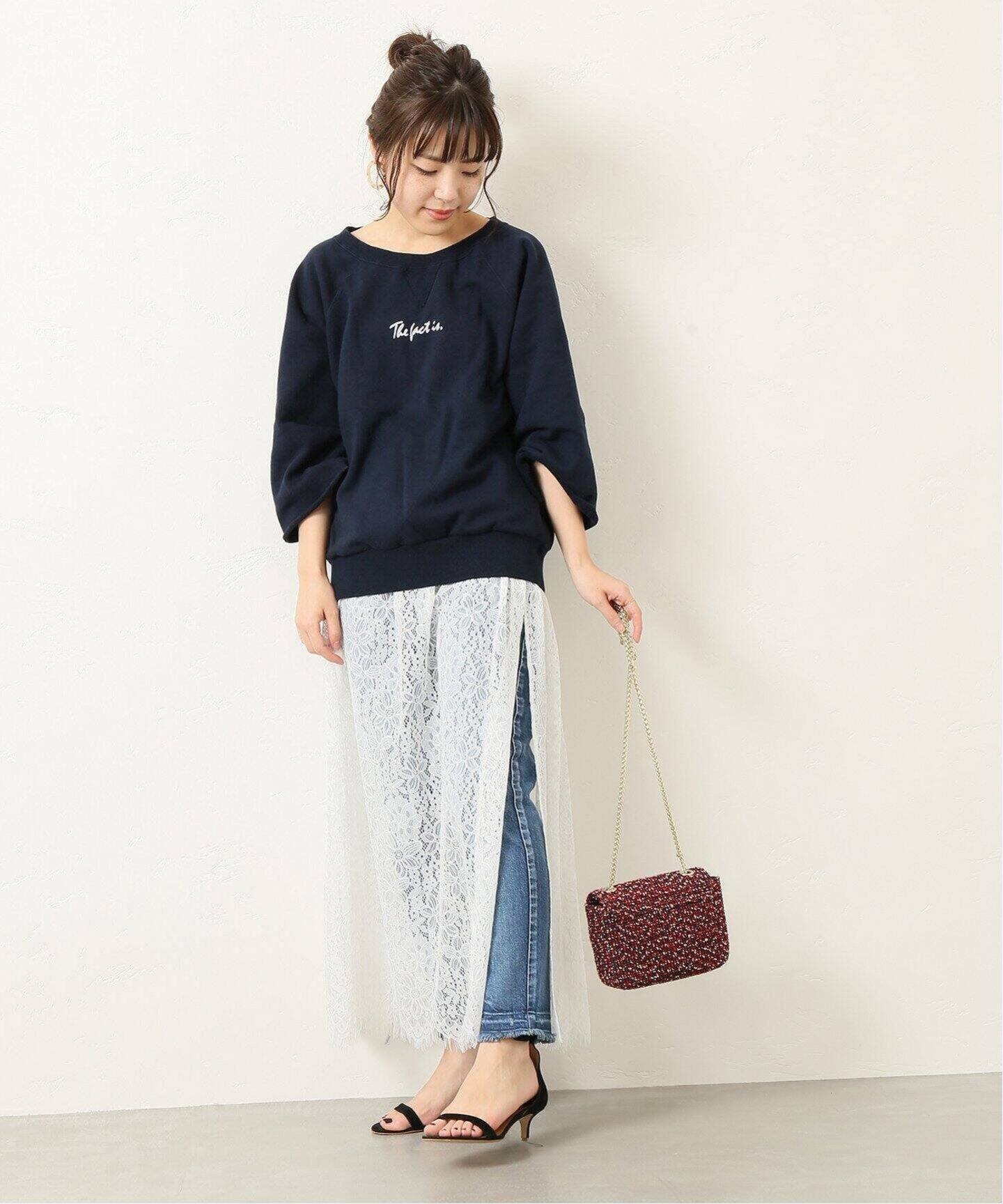 Spick&Span 新品❗️ラッセルレースレイヤーマキシスカート　¥18700 Spick&Span 新品❗️ラッセルレースレイヤーマキシスカート