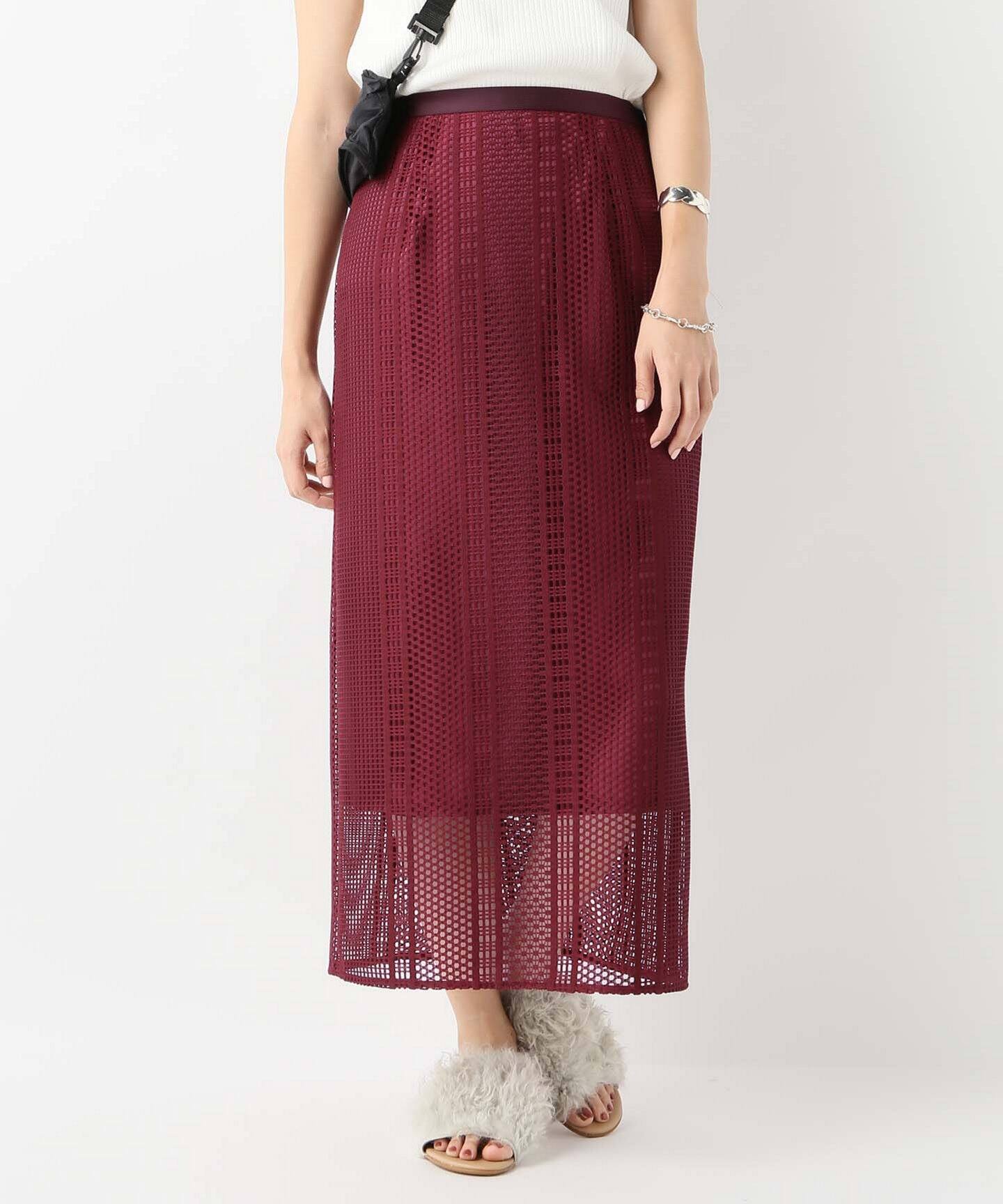 レディーススカート レッド 赤色系 ファッション通販shoplist ショップリスト